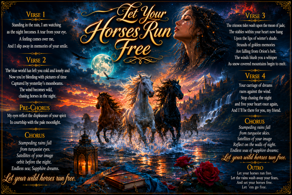 let your horses runn free